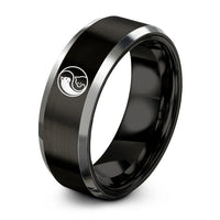 swatch color sample for Yin Yang Cat ring style 08