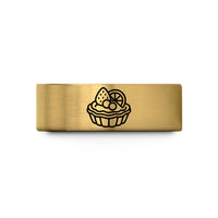 tungsten rings for grads – gold tungsten fruit tart wedding band