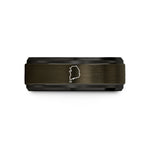 graduation present for him – gunmetal & black tungsten south korea wedding band