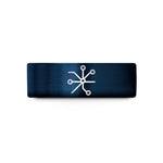 men s engraved ring – blue tungsten transit map wedding band