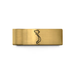 patriotic presents for men – gold tungsten vietnam map wedding band