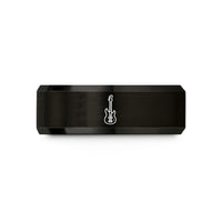 nurse appreciation presents – black tungsten bass guitar wedding band