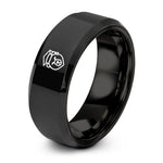 unique present ideas sister – black tungsten bear ring