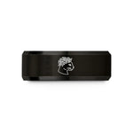 unique presents for sisters – black tungsten cat roses wedding band