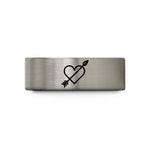 best wedding present suggestions – blue & grey tungsten blackbeard heart wedding band