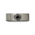 personalized wedding presents – silver tungsten nebula wedding band