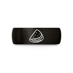 stylish rings for ladies – black & gold tungsten quesadilla wedding band