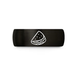 unique rings for her – black tungsten quesadilla wedding band