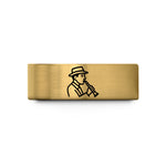 best presents for professionals – gold tungsten clarinet jazz fedora wedding band