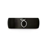 presents for legal professional – black & rose gold tungsten lemon wedding band