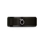 presents for legal professional – black & rose gold tungsten lemon wedding band
