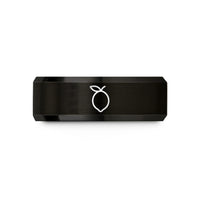 attorney appreciation presents – black tungsten lemon wedding band