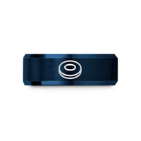 personalized lawyer presents – blue tungsten red blood cell wedding band