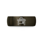 presents for law graduates – gunmetal & black tungsten table saw wedding band