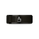 special presents for partners – black tungsten vintage gas pump wedding band