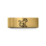 thoughtful presents for her – gold tungsten monkey wedding band
