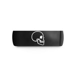 special present for women – black tungsten skull wedding band
