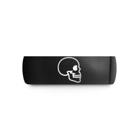 special present for women – black tungsten skull wedding band