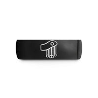best friend ring presents – black tungsten epaulette tassels wedding band