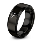 special birthday present ideas – black tungsten hot glue gun ring