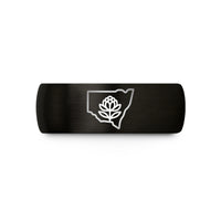 friendship rings for her – black tungsten new south wales wedding band