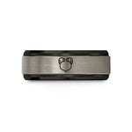 best birthday presents girls – black & gray tungsten monitors cable wedding band