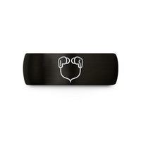 birthday present ideas girls – black tungsten monitors cable wedding band