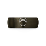 cute presents for girls – gunmetal & black tungsten monitors cable wedding band