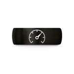 birthday present ideas men – black tungsten speedometer needle sweep wedding band