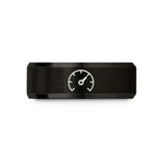 present for him birthday – black tungsten speedometer needle sweep wedding band
