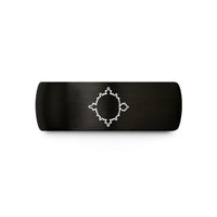 birthday present ideas her – black tungsten mandelbrot set wedding band