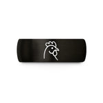 unique gifts for her – black tungsten chicken wedding band