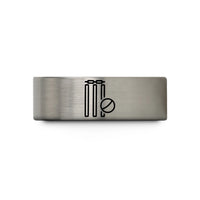 best presents for lady – gray tungsten cricket wickets ball wedding band