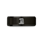 unique present ideas her – black tungsten waterfall wedding band