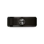 practical presents for moms – black tungsten captain circle wedding band