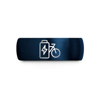 unique presents for moms – blue tungsten e bike icon wedding band