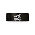 unique mom presents ideas – black tungsten ladder truck wedding band
