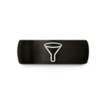 tools for auto repair – black tungsten funnel wedding band