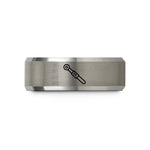 mechanic present ideas men – black & gray tungsten torque wrench wedding band