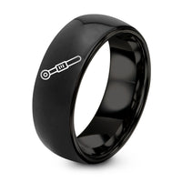 Gifts for Car Mechanics – black tungsten torque wrench ring
