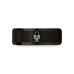 outdoor presents for him – black tungsten microphone mount wedding band