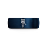 engraved rings for men – blue tungsten squash racquet ball wedding band