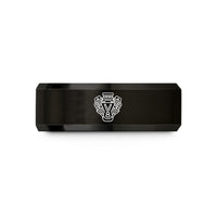father's day present ideas – black tungsten v8 engine wedding band