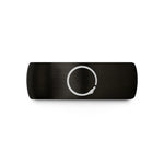 best presents for fathers – black & rose gold tungsten wine stain ring wedding band