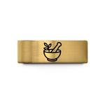 special presents for dad – gold tungsten herbal mortar pestle wedding band