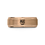 unique presents for fathers – rose gold tungsten herbal mortar pestle wedding band