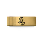 men's comfort fit band – gold tungsten to heart wedding band
