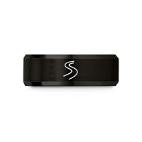 daughter present ideas dad – black tungsten singletrack s curve wedding band