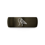 special presents for women – gunmetal & black tungsten pelican wedding band