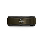 special presents for women – gunmetal & black tungsten pelican wedding band